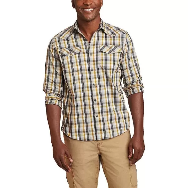 imageEddie Bauer Mens Adventurer LongSleeve ShirtRegular Gray
