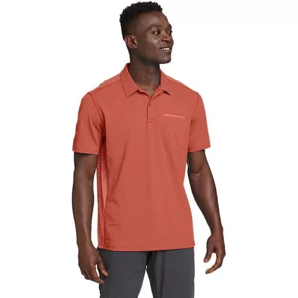 imageEddie Bauer Mens Adventurer ShortSleeve Polo ShirtRegular Maroon