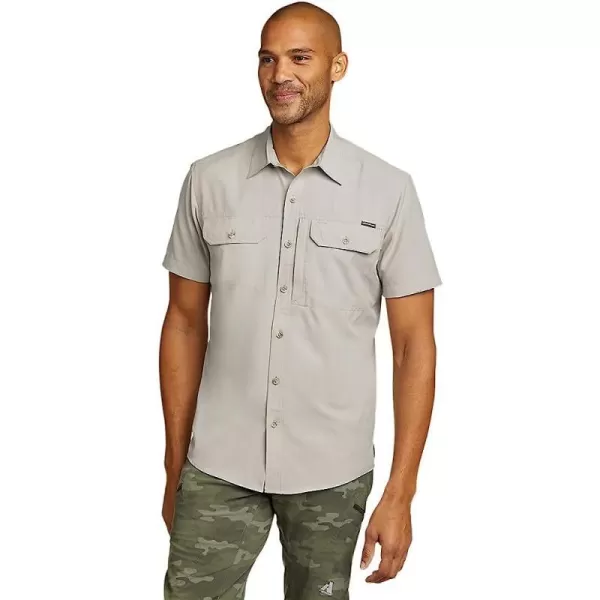 imageEddie Bauer Mens Atlas Exploration Flex ShortSleeve ShirtTall Lt Gray