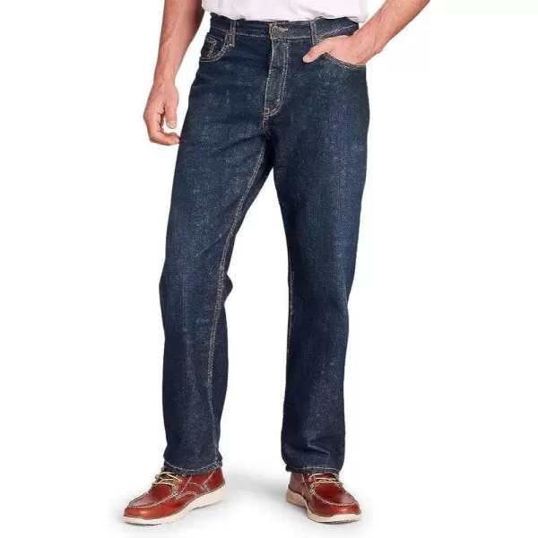 imageEddie Bauer Mens Authentic Jeans  RelaxedDk Heritage