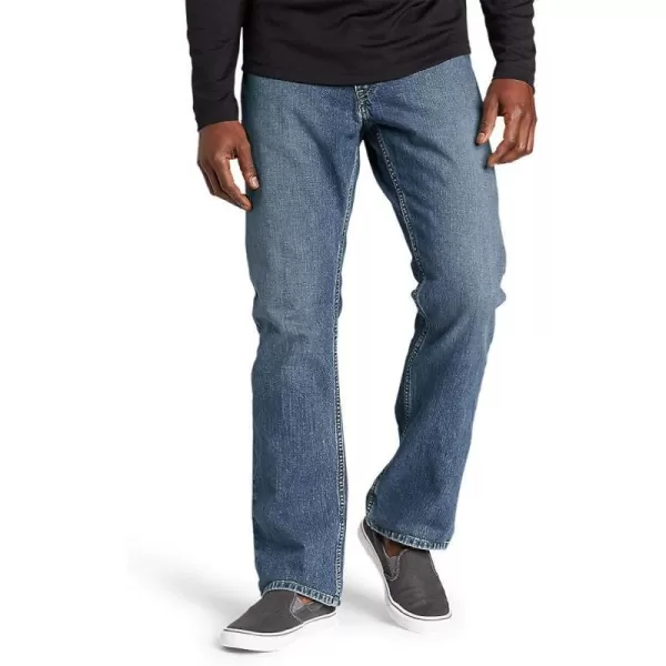 imageEddie Bauer Mens Authentic Jeans  StraightFaded Indigo