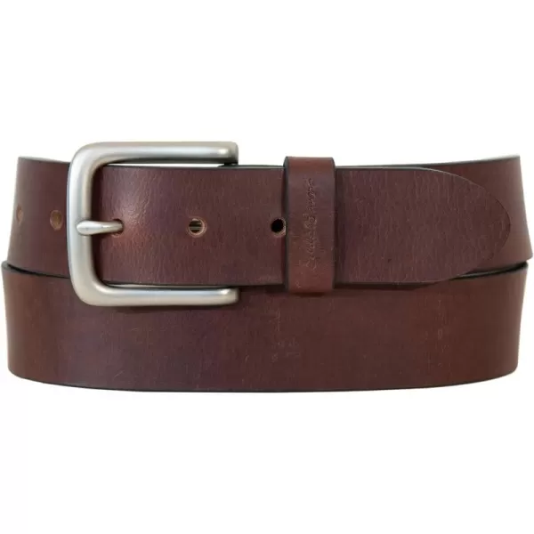 imageEddie Bauer Mens Bridle Leather Belt with Antique Nickel BuckleEddie Bauer Mens Bridle Leather Belt with Antique Nickel Buckle