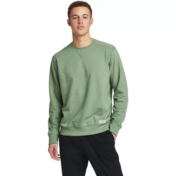 imageEddie Bauer Mens Camp Fleece Crew SweatshirtRegular Dusty Sage
