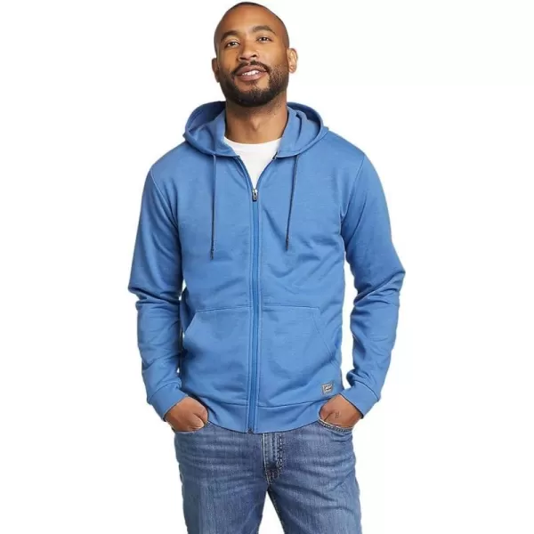 imageEddie Bauer Mens Camp Fleece FullZip HoodieAirforce Blue