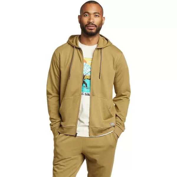 imageEddie Bauer Mens Camp Fleece FullZip HoodieDk Tan