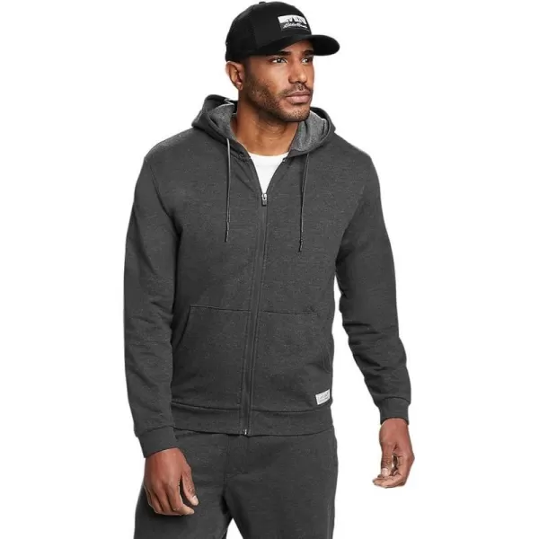 imageEddie Bauer Mens Camp Fleece FullZip HoodieHeather Gray