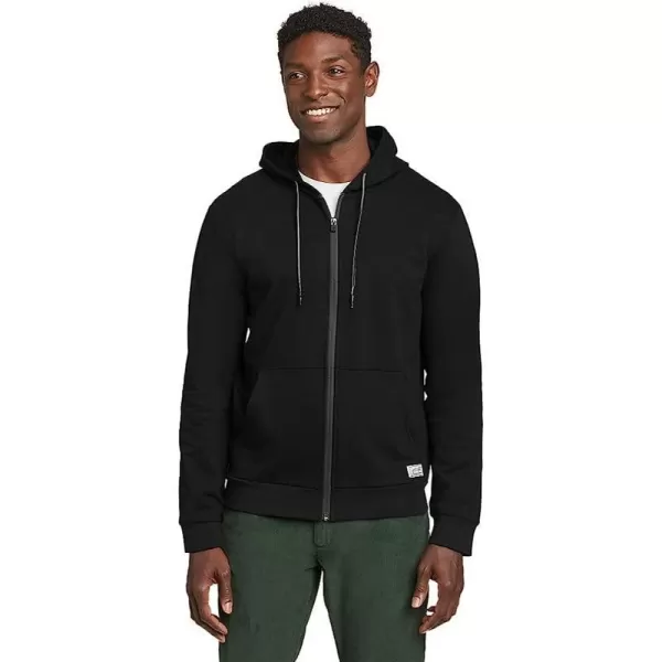 imageEddie Bauer Mens Camp Fleece FullZip HoodieRegular Black