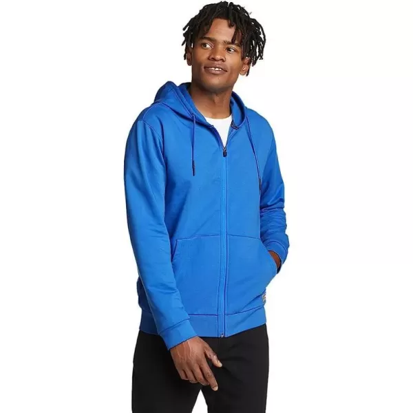 imageEddie Bauer Mens Camp Fleece FullZip HoodieRegular Brilliant Blue