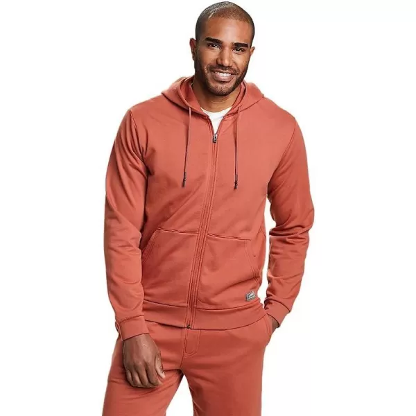 imageEddie Bauer Mens Camp Fleece FullZip HoodieRegular Maroon