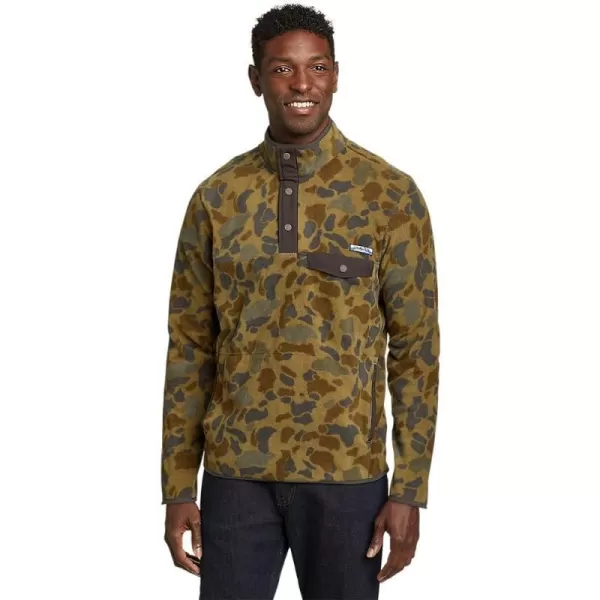 imageEddie Bauer Mens Chutes MockNeck FleeceRegular Antique Gold