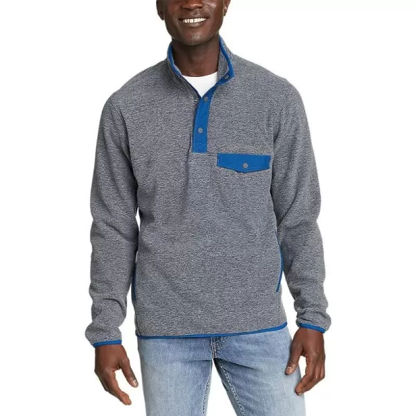imageEddie Bauer Mens Chutes MockNeck FleeceRegular Charcoal Htr