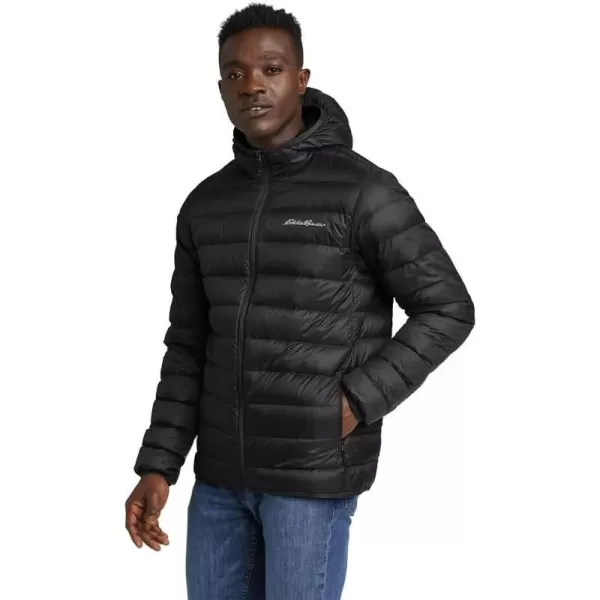 imageEddie Bauer Mens Cirruslite Down Hooded JacketBlack Recycled