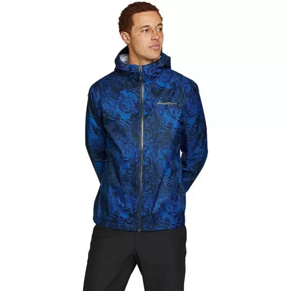 imageEddie Bauer Mens Cloud Cap Rain JacketTall Pacific Blue