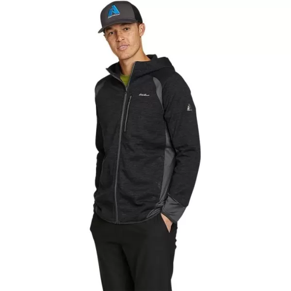 imageEddie Bauer Mens Cloud Layer Hybrid FullZip HoodieRegular Storm