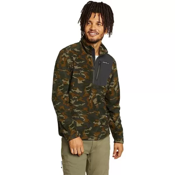 imageEddie Bauer Mens Cloud Layer Pro 14Zip PulloverRegular Mushroom