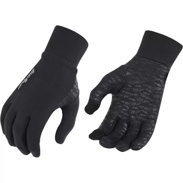 imageEddie Bauer Mens Cold Weather Performance Glove Liners Multiple Sizes Multiple ColorsMidweight Black