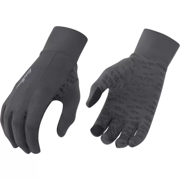 imageEddie Bauer Mens Cold Weather Performance Glove Liners Multiple Sizes Multiple ColorsMidweight Dark Grey