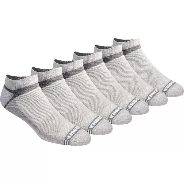 imageEddie Bauer Mens Dura Dri Moisture Control 6Pair Low Cut SocksGrey 6 Pairs