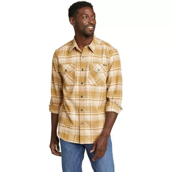 imageEddie Bauer Mens EB Hemplify Flannel ShirtTall Bronze