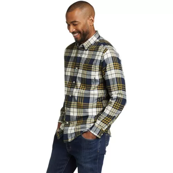 imageEddie Bauer Mens Eddies Favorite Classic Fit Flannel Shirt  PlaidRegular Nordic