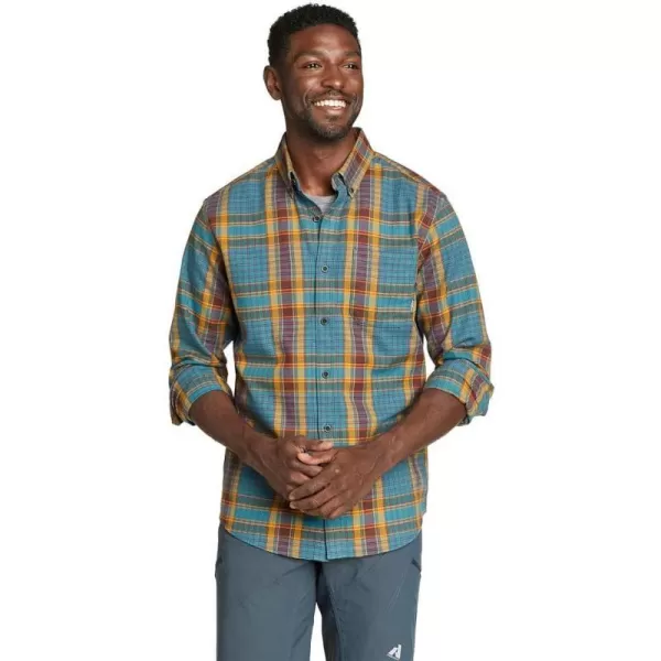 imageEddie Bauer Mens Eddies Favorite Classic Fit Flannel Shirt  PlaidStream