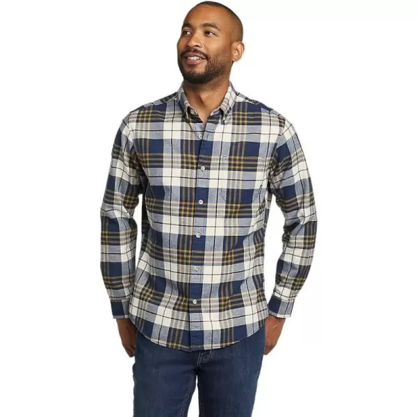 imageEddie Bauer Mens Eddies Favorite Flannel Relaxed Fit Shirt  PlaidRegular Nordic