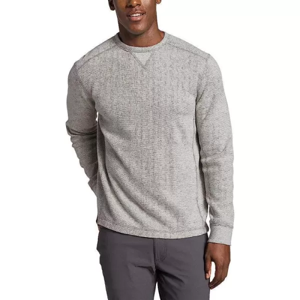 imageEddie Bauer Mens Eddies Favorite Ultrasoft Thermal CrewRegular Lt Htr Gray