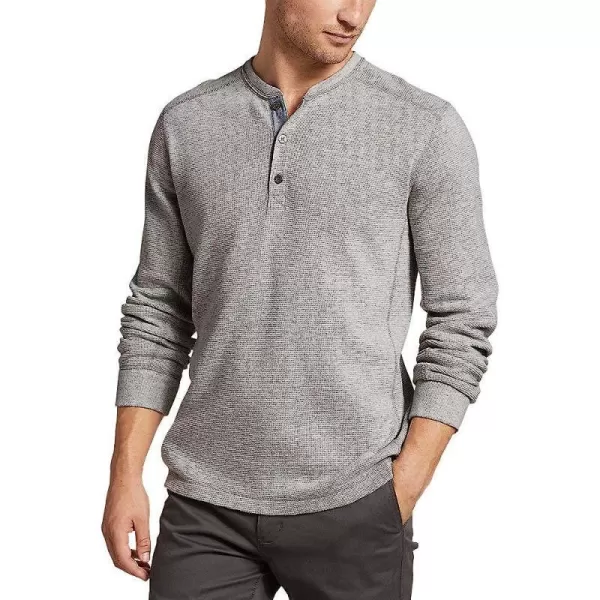 imageEddie Bauer Mens Eddies Favorite Ultrasoft Thermal HenleyRegular Lt Htr Gray