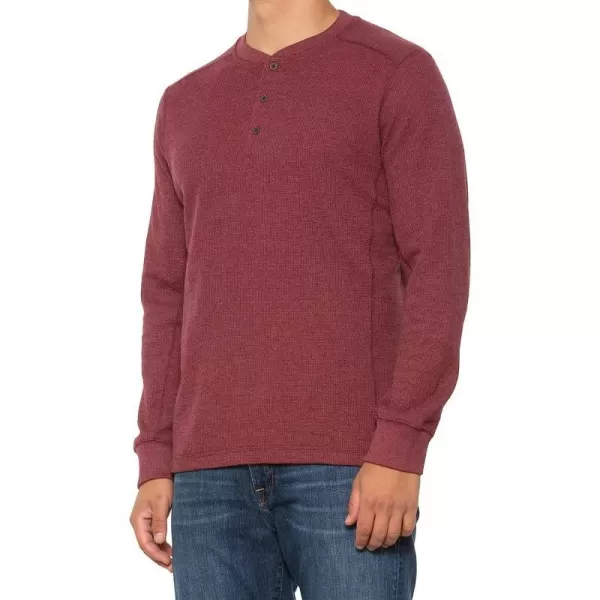 imageEddie Bauer Mens Eddies Favorite Ultrasoft Thermal HenleyStandard Berry