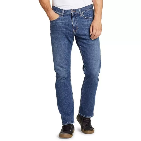 imageEddie Bauer Mens Field Flex Straight JeansMeridian Blue