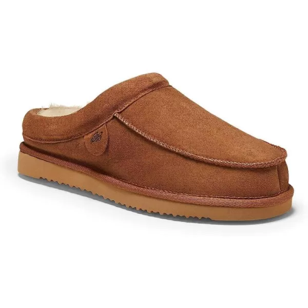 imageEddie Bauer Mens Firelight Shearling Moc ScuffChestnut