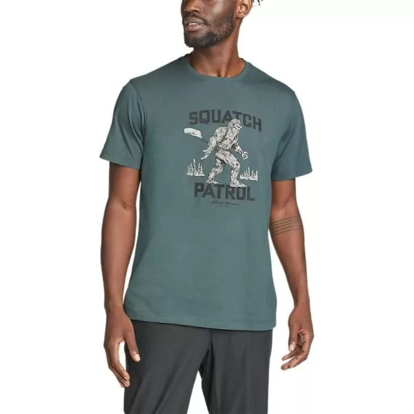 imageEddie Bauer Mens Graphic TShirt  Squatch PatrolDragonfly