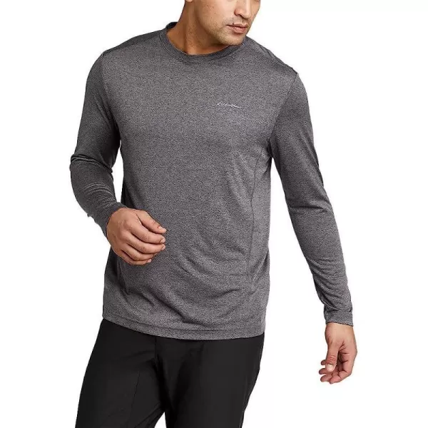 imageEddie Bauer Mens HYOH LongSleeve CrewRegular Med Htr Gray