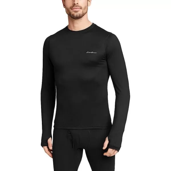 imageEddie Bauer Mens Heat Control Baselayer CrewBlack
