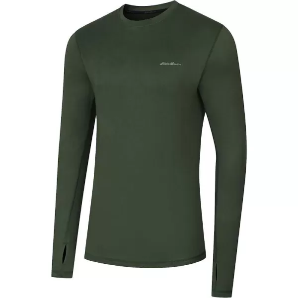 imageEddie Bauer Mens Heat Control Baselayer CrewDark Loden