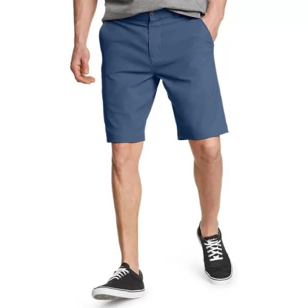 imageEddie Bauer Mens Horizon Guide 10 Chino ShortsDusted Indigo