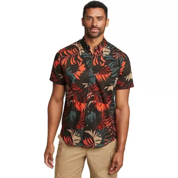 imageEddie Bauer Mens Kingston ShortSleeve Shirt  PatternRegular Vapour