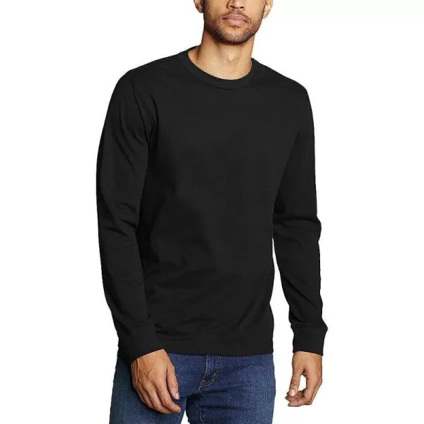 imageEddie Bauer Mens Legend Wash Pro LongSleeve TShirtRegular Black
