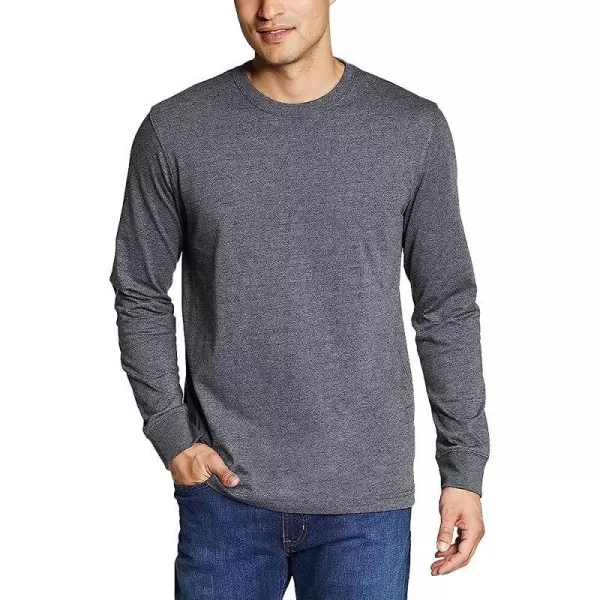 imageEddie Bauer Mens Legend Wash Pro LongSleeve TShirtRegular Gray Heather