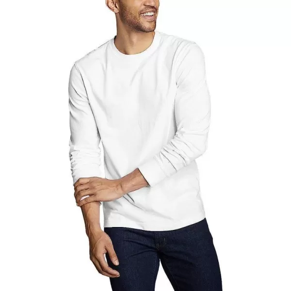 imageEddie Bauer Mens Legend Wash Pro LongSleeve TShirtRegular White