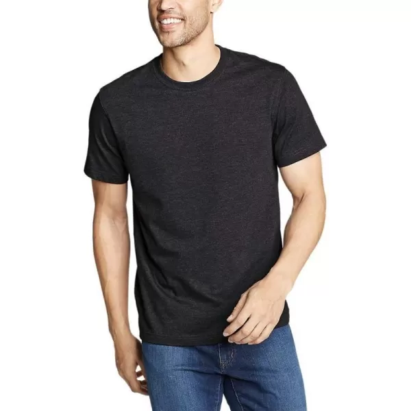 imageEddie Bauer Mens Legend Wash Pro ShortSleeve TShirt  ClassicDk Charcoal Htr