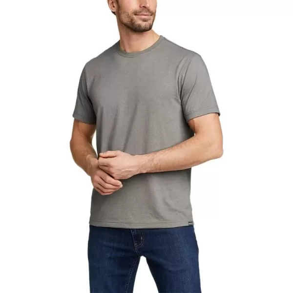 imageEddie Bauer Mens Legend Wash Pro ShortSleeve TShirt  ClassicGray Heather