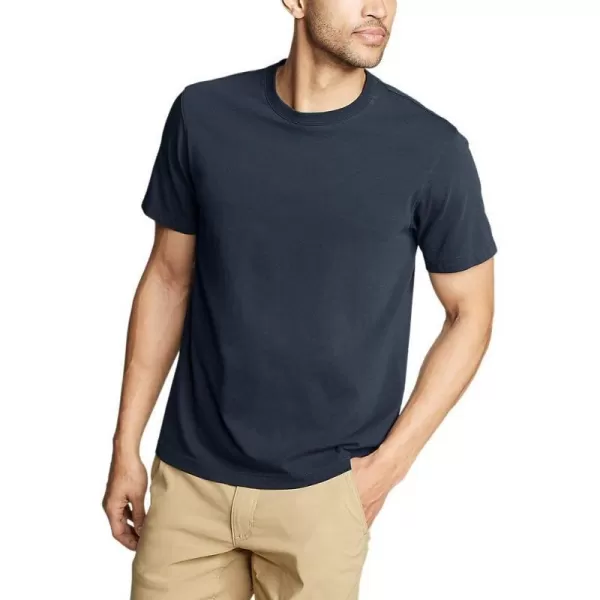 imageEddie Bauer Mens Legend Wash Pro ShortSleeve TShirt  ClassicMidnight Navy