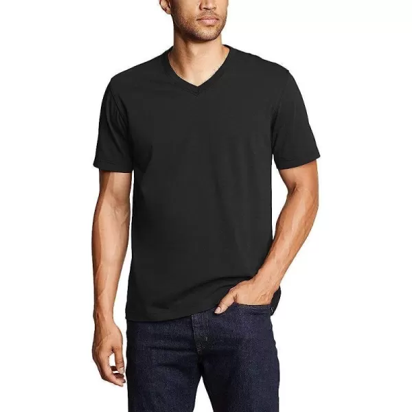 imageEddie Bauer Mens Legend Wash Pro ShortSleeve VNeck TShirtBlack