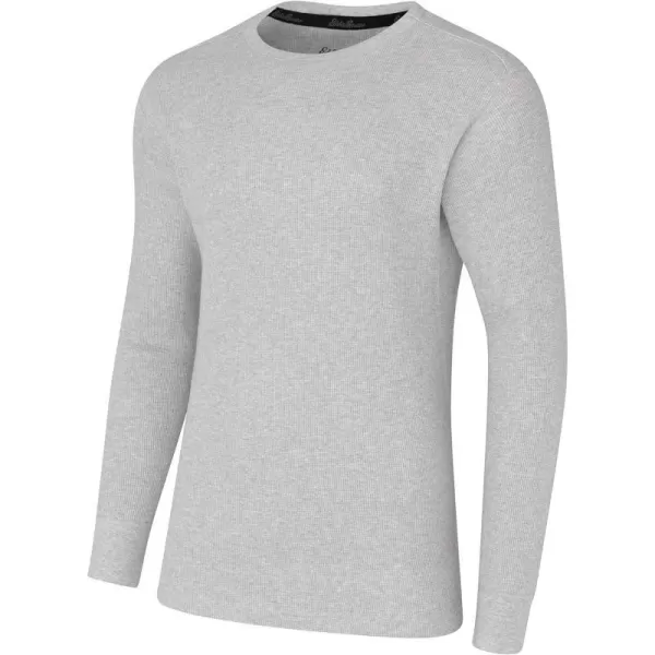 imageEddie Bauer Mens Lightweight Waffle Long Sleeve Crew Heather GreyHeather Grey