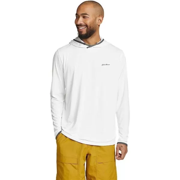 imageEddie Bauer Mens Marine Air UPF LongSleeve HoodieRegular White
