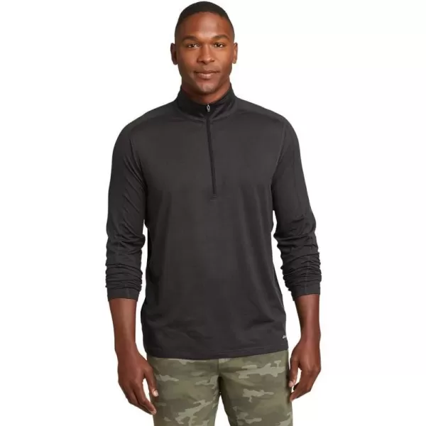 imageEddie Bauer Mens Mountain Trek LongSleeve 12ZipCharcoal Htr