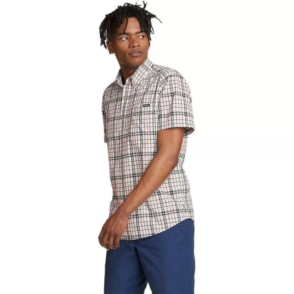 imageEddie Bauer Mens Pack It Seersucker ShortSleeve ShirtTall Ivory