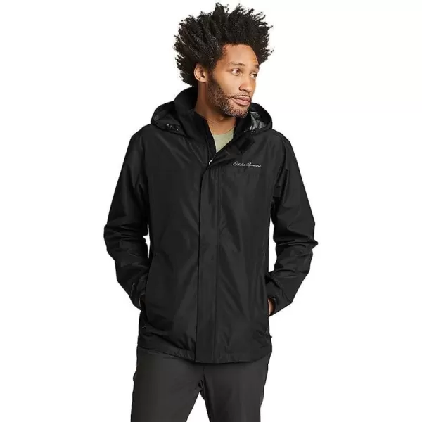 imageEddie Bauer Mens Packable Rainfoil JacketRegular Black Recycled
