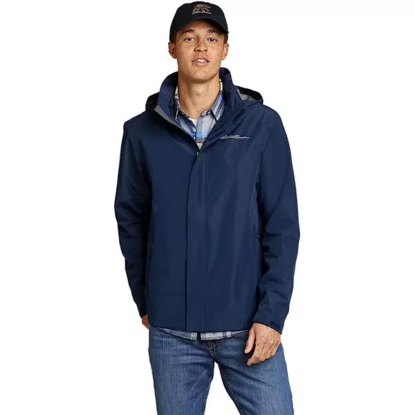 imageEddie Bauer Mens Packable Rainfoil JacketRegular Medium Indigo Recycled